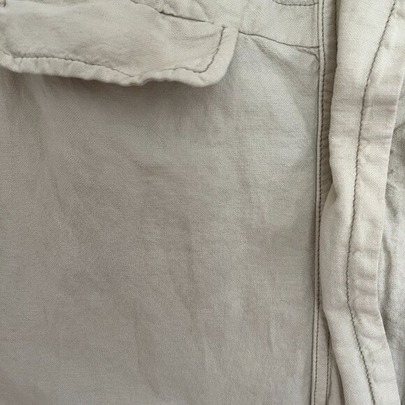 Etoile Isabel Marant Cotton Linen Blend Cream Jacket - Sz S - Picture 10 of 12